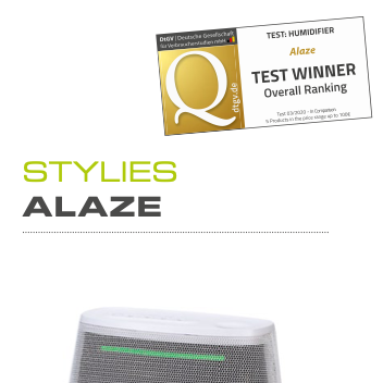 Alaze Humidifier Evaporative Technology Test Winner DtGV