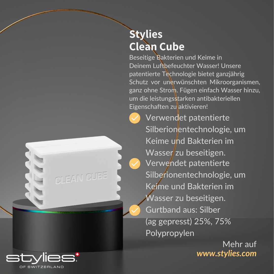 Zubehör Clean Cube – Antibakterielle Silberionen für Carina, Orion, Mira, Hydra, Titan, Aquarius, Aquila, Hera, Leonis
