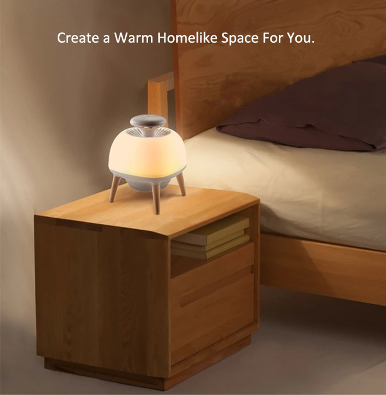 Reva Mückenfalle – Nachttischlampe & Chemiefreier Schutz