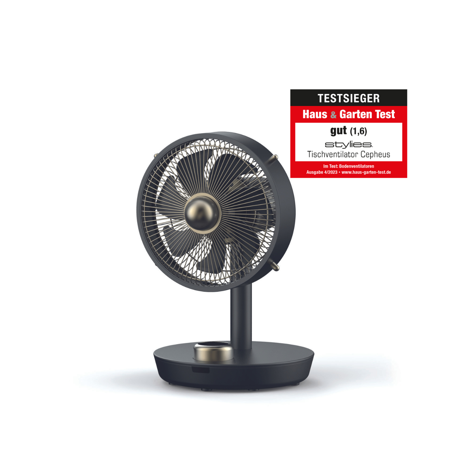 Cepheus Tischventilator – Testsieger mit Stil & Leistung