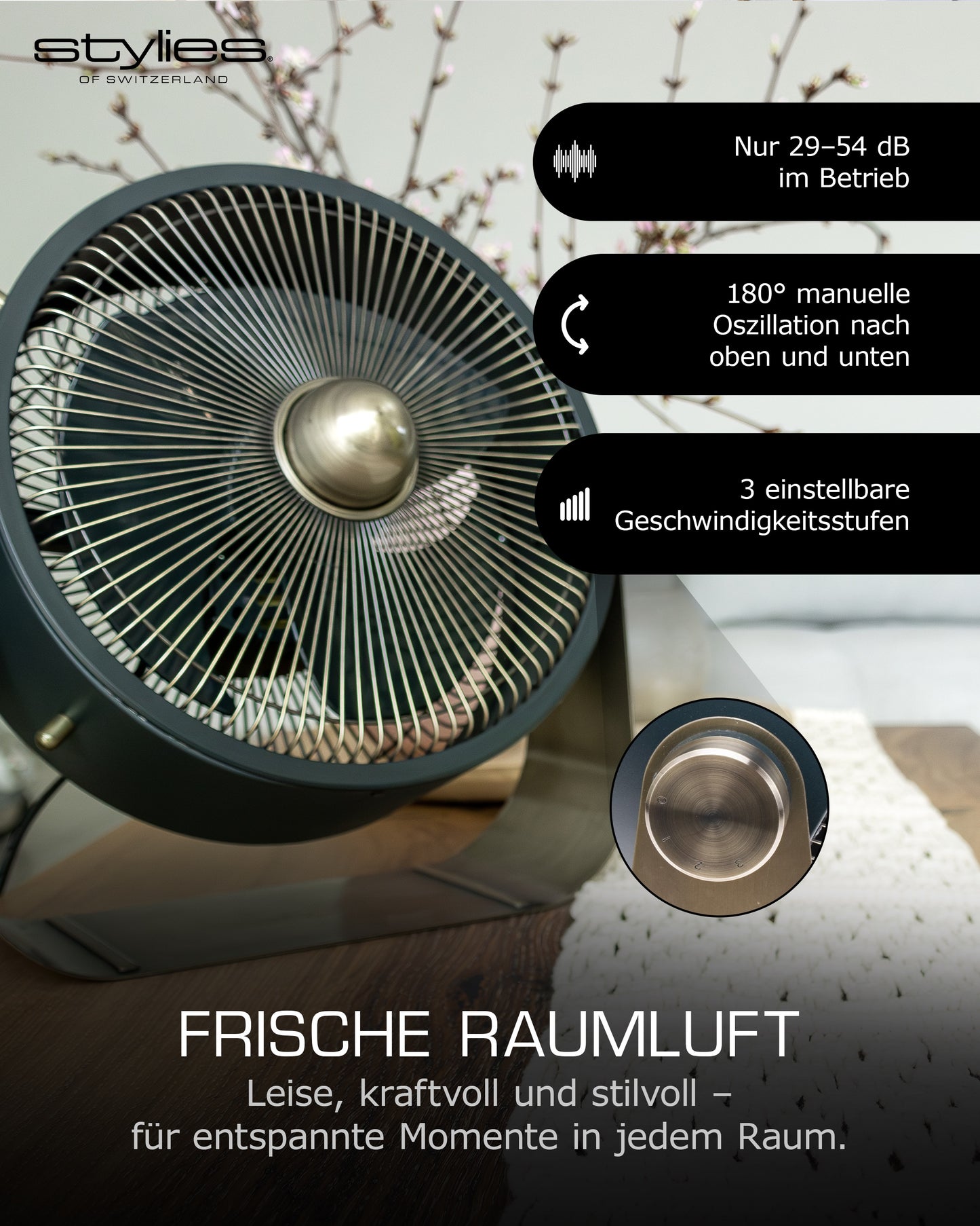 Castor Metall-Bodenventilator - Testsieger