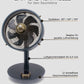 Cepheus Metall-Tischventilator - Testsieger