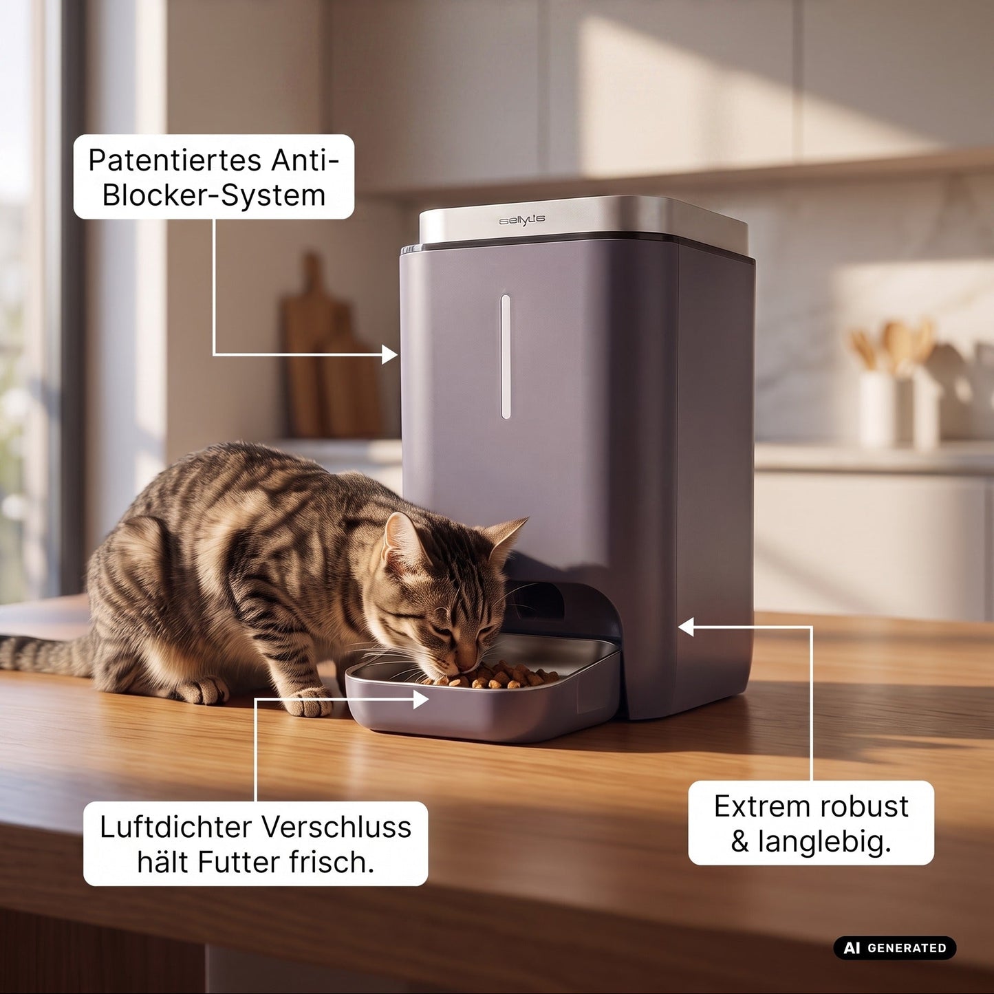 Cibus Premium Fütterungsautomat für Trockenfutter