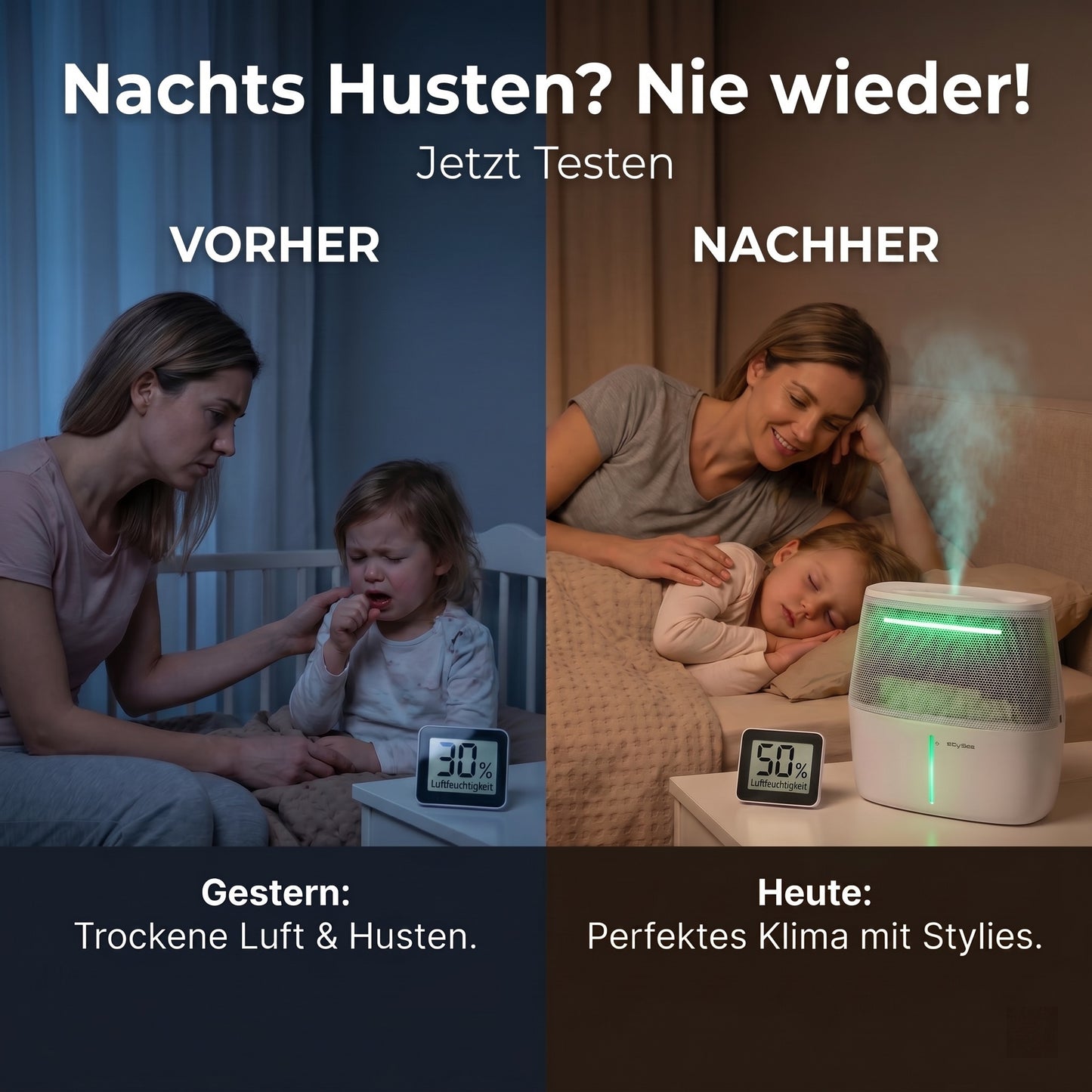 Alaze Pro Humidifier Evaporative Technology Test Winner DtGV