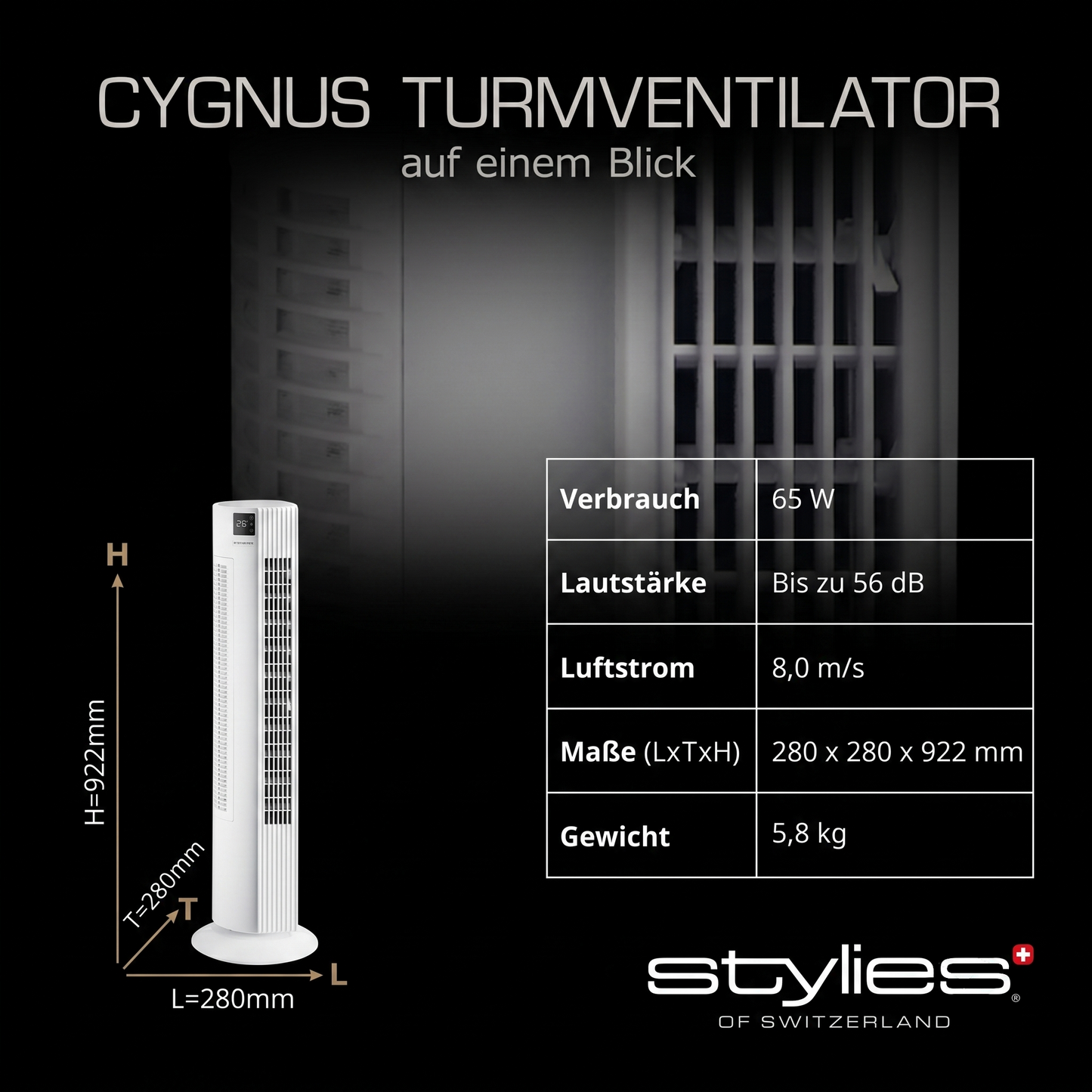 Cygnus Turmventilator