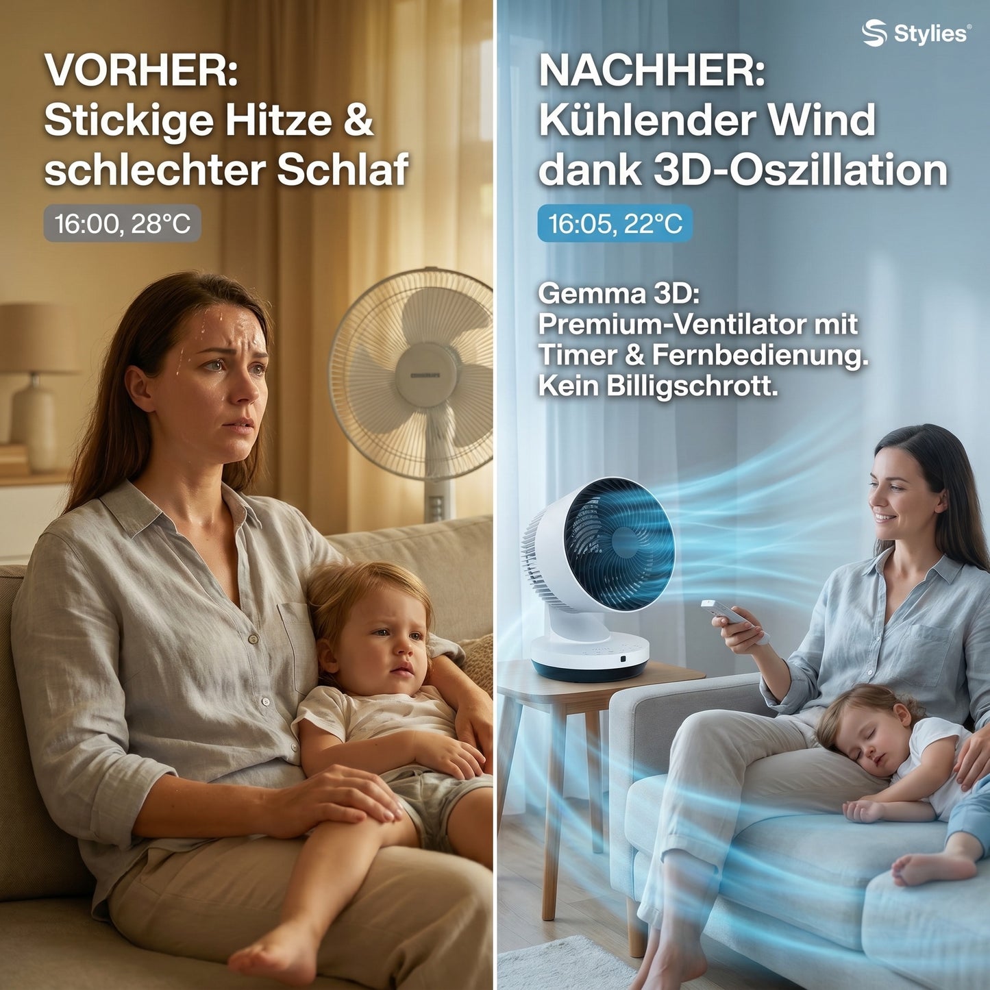 Gemma Heater &amp; Fan – Flexible for Summer &amp; Winter