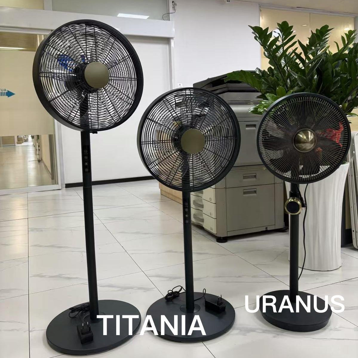 Titania Metall-Standventilator mit Fernbedienung