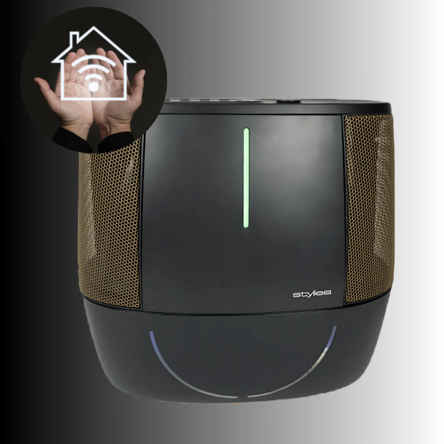 Purificateur et humidificateur d'air Antares Pro contre les allergies et l'air sec