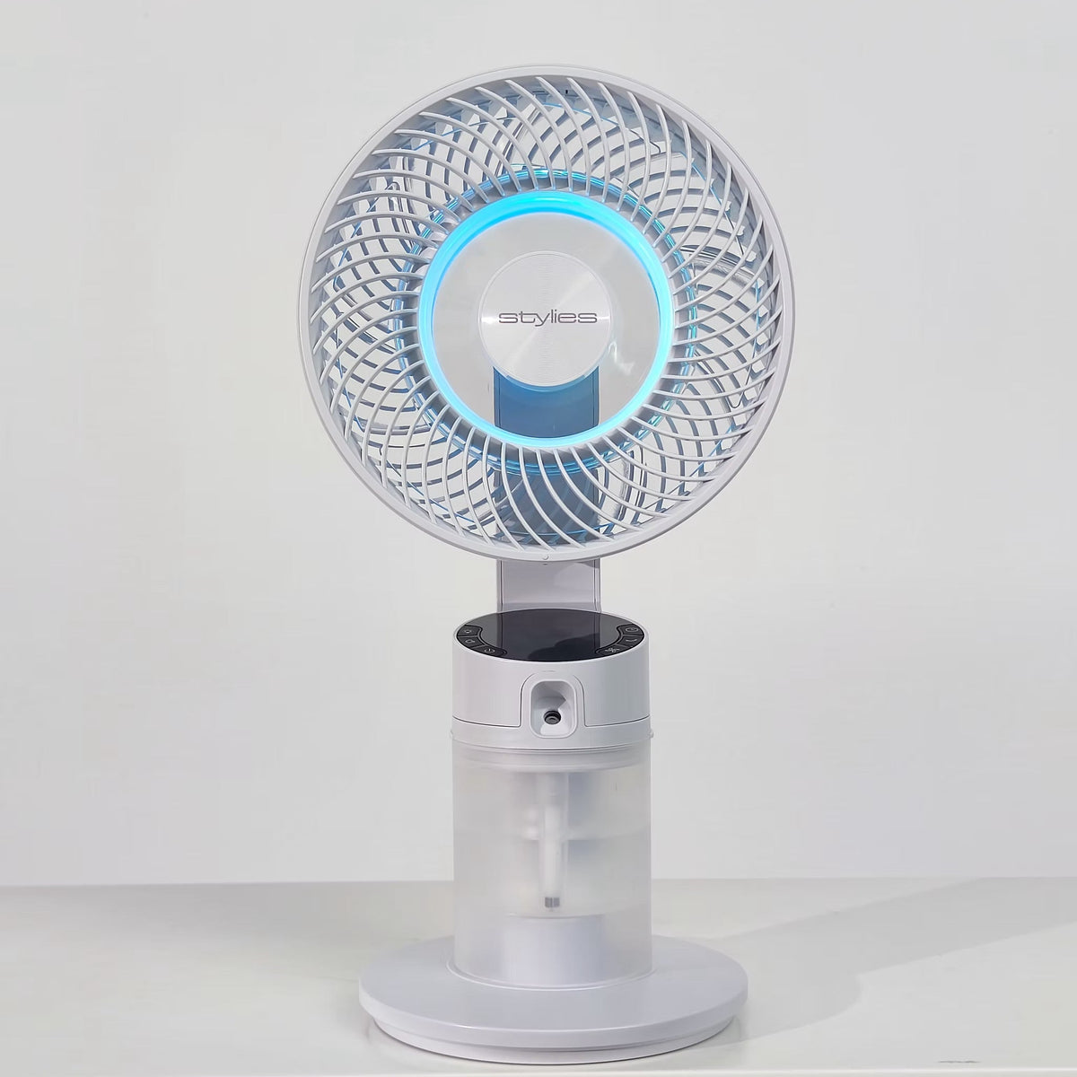 Dia 3-in-1 Akku-Tischventilator, Lüftkühler mit Ambientelicht