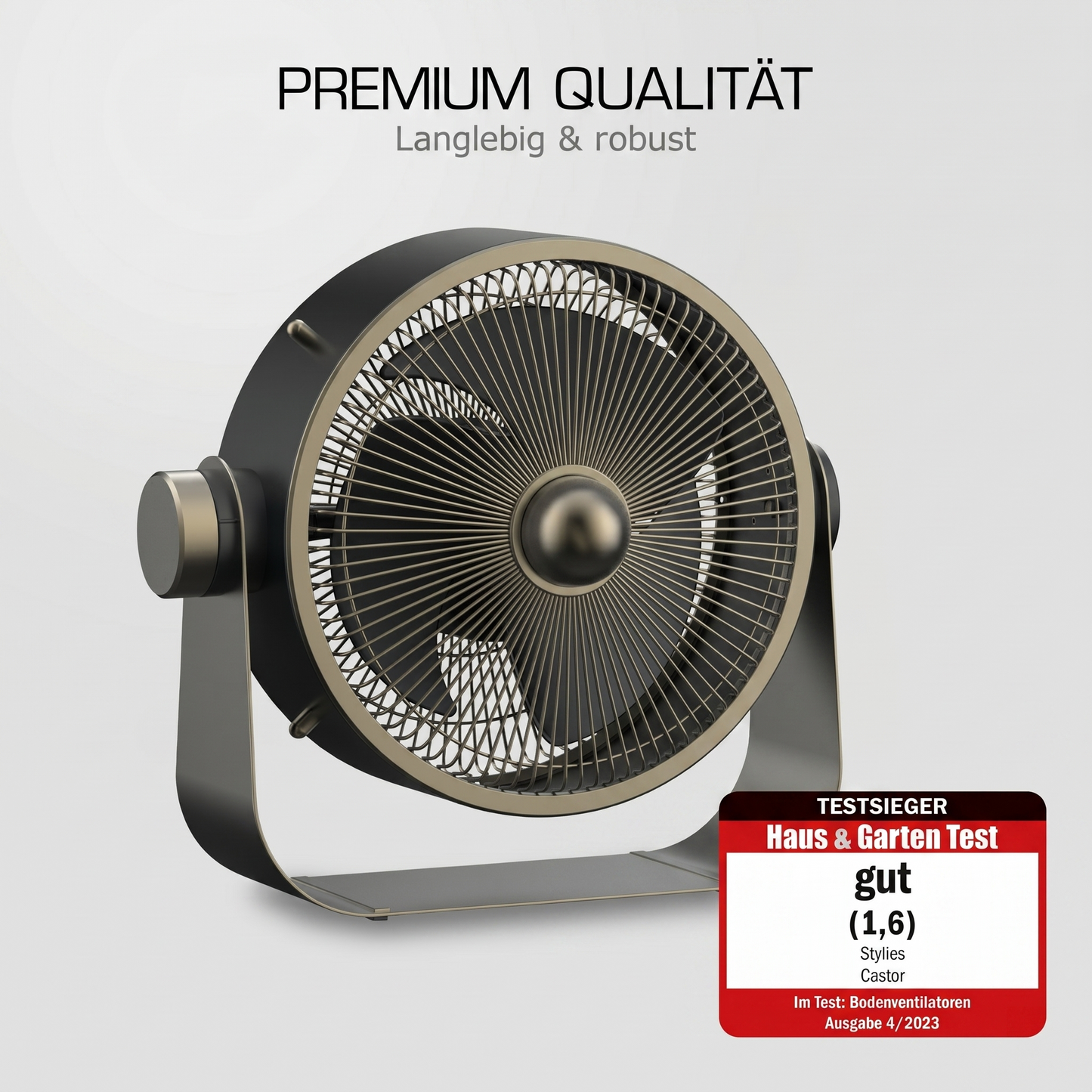 Castor Ventilator – test winner with performance &amp; elegant design