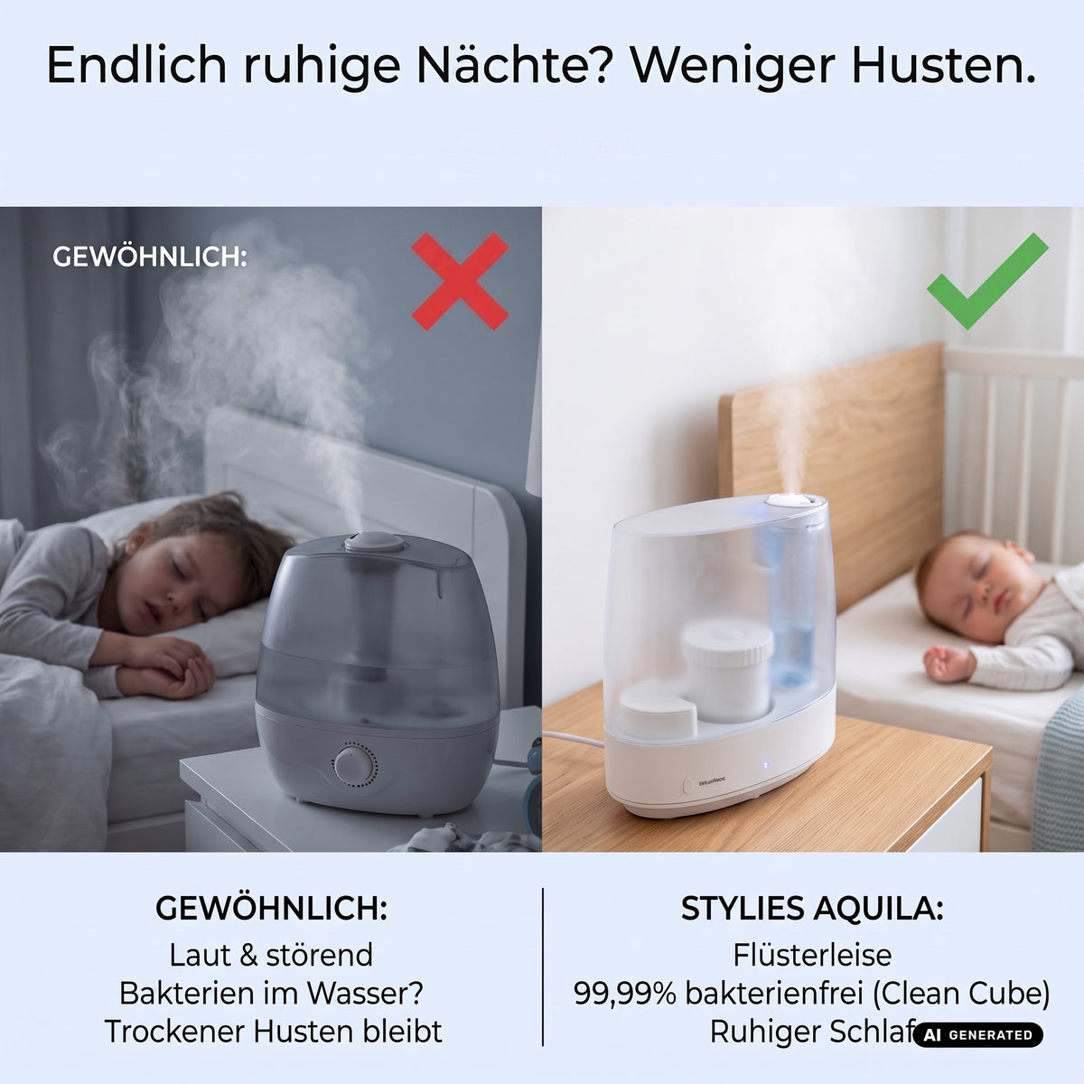 Aquila Ultraschall-Luftbefeuchter