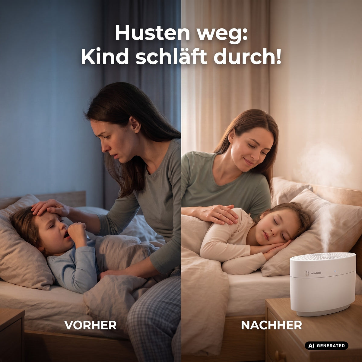 Carina Ultrasonic Humidifier – Quiet, Hygienic &amp; Efficient