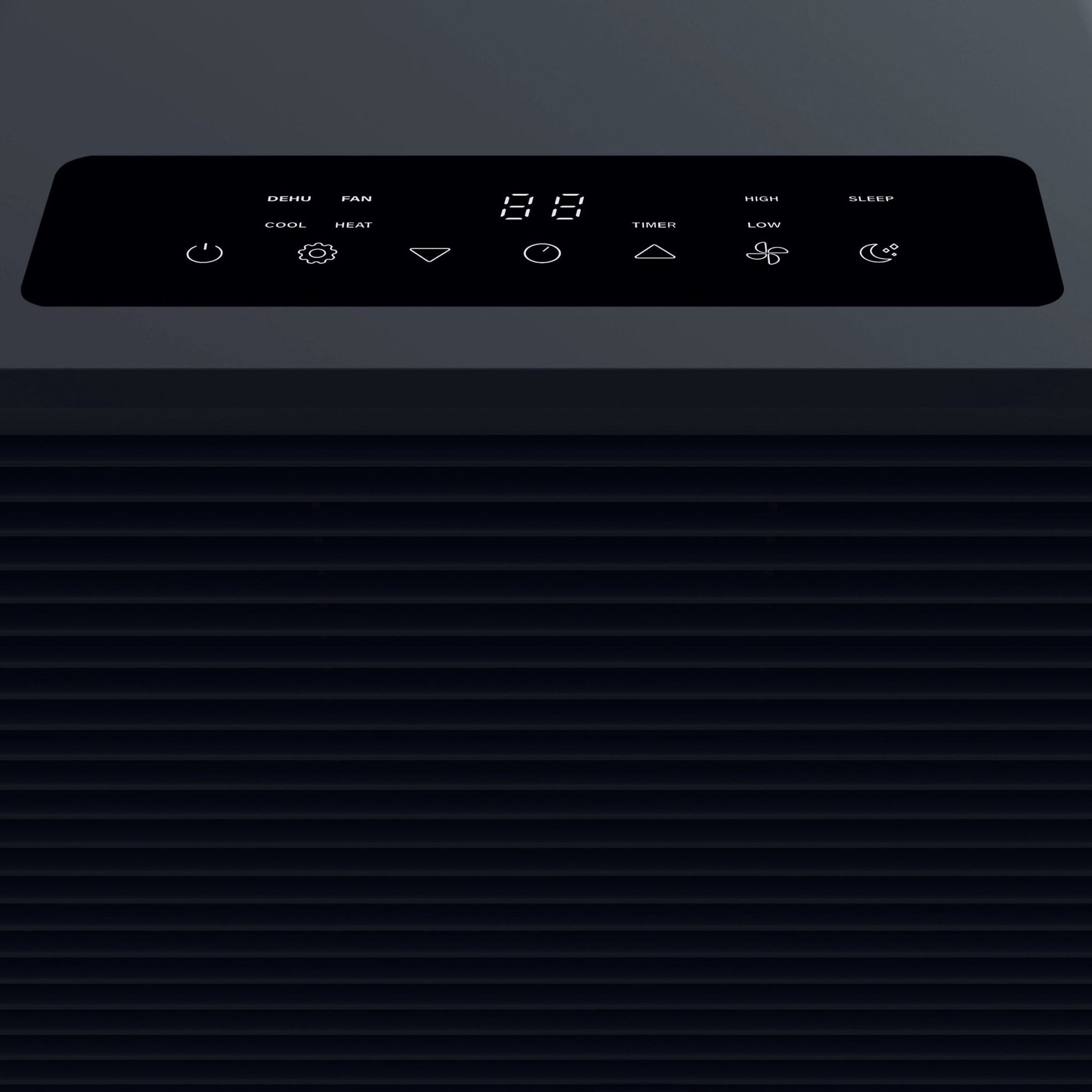 Polarix Klimagerät 9000 BTU – Schweizer Design, Energieeffiziente Kühlung in Anthrazit & Gold - Stylies - Store.de