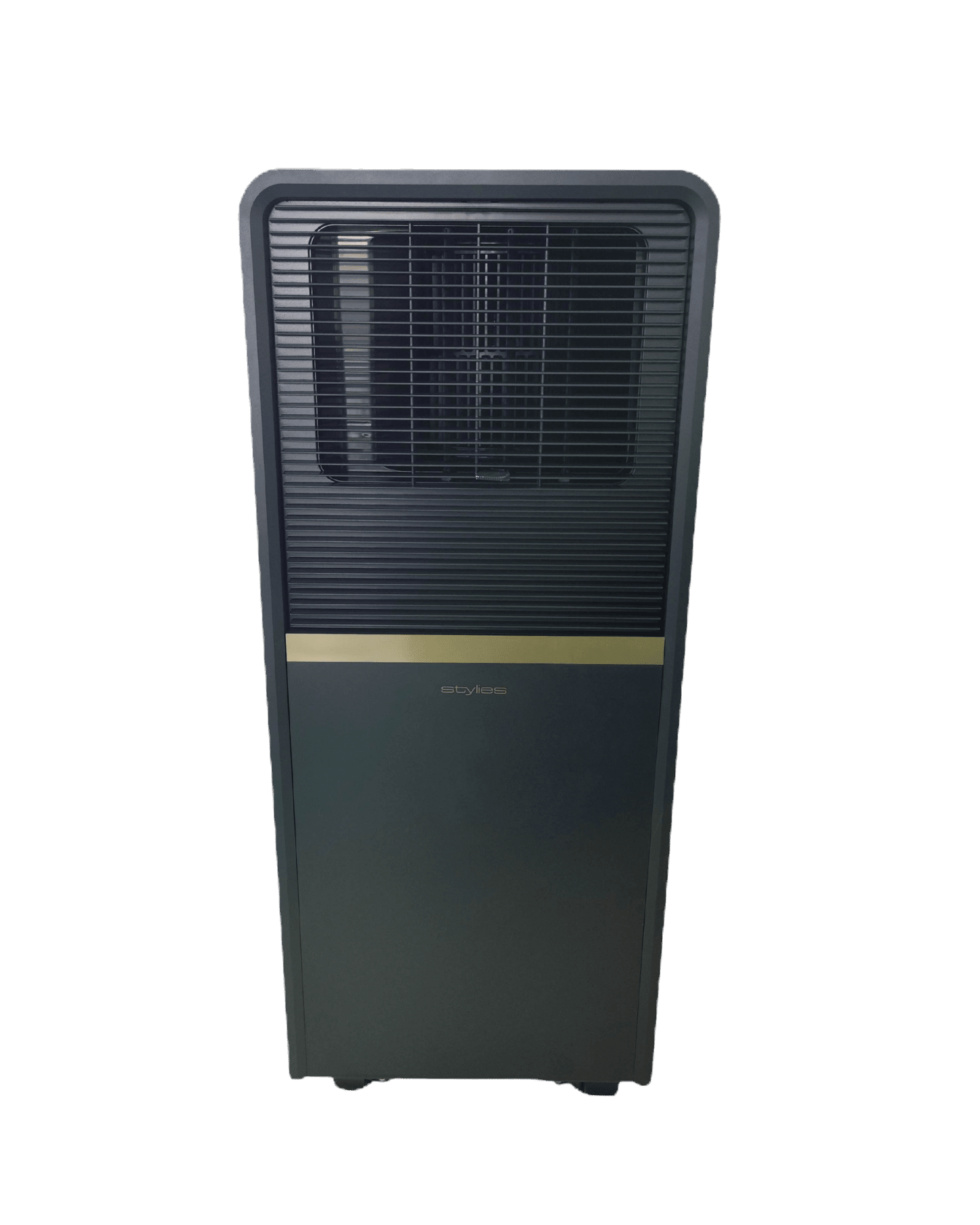 Polarix Klimagerät 9000 BTU – Schweizer Design, Energieeffiziente Kühlung in Anthrazit & Gold - Stylies - Store.de