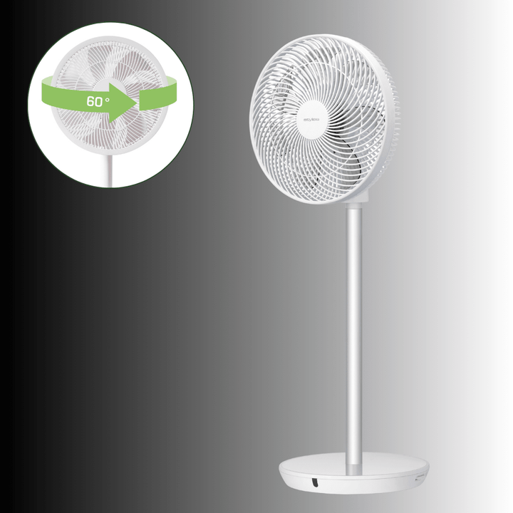 Antila 2-in-1 Stand- & Tischventilator mit Fernbedienung