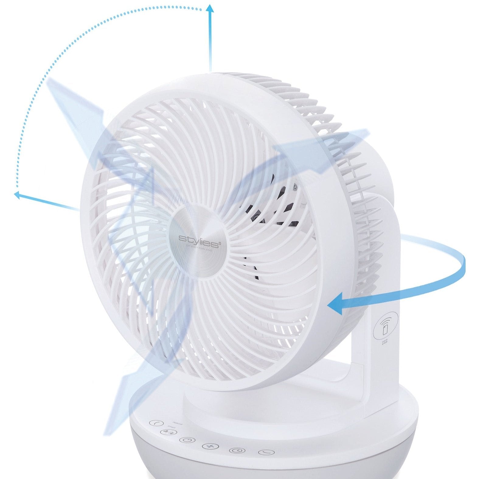 Tara Ventilator – Testsieger Tischventilator Haus & Garten dank 3D - Oszillation für perfektes Raumklima - Stylies - Store.de