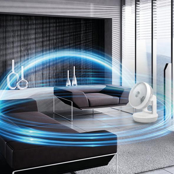 Tara Ventilator – Testsieger Tischventilator Haus & Garten dank 3D - Oszillation für perfektes Raumklima - Stylies - Store.de