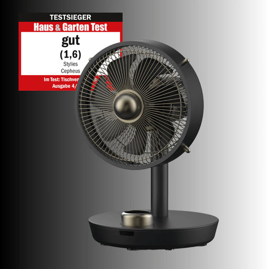 Cepheus Metall-Tischventilator - Testsieger