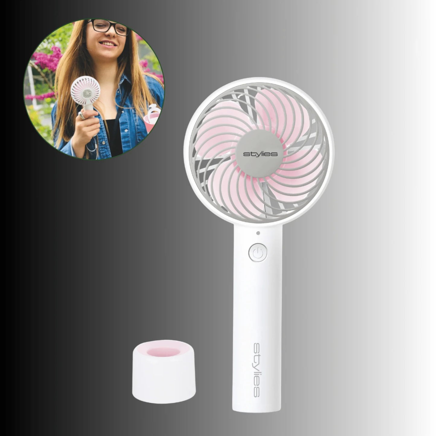 Mini-ventilateur Lacerta – Compact, élégant et rechargeable par USB